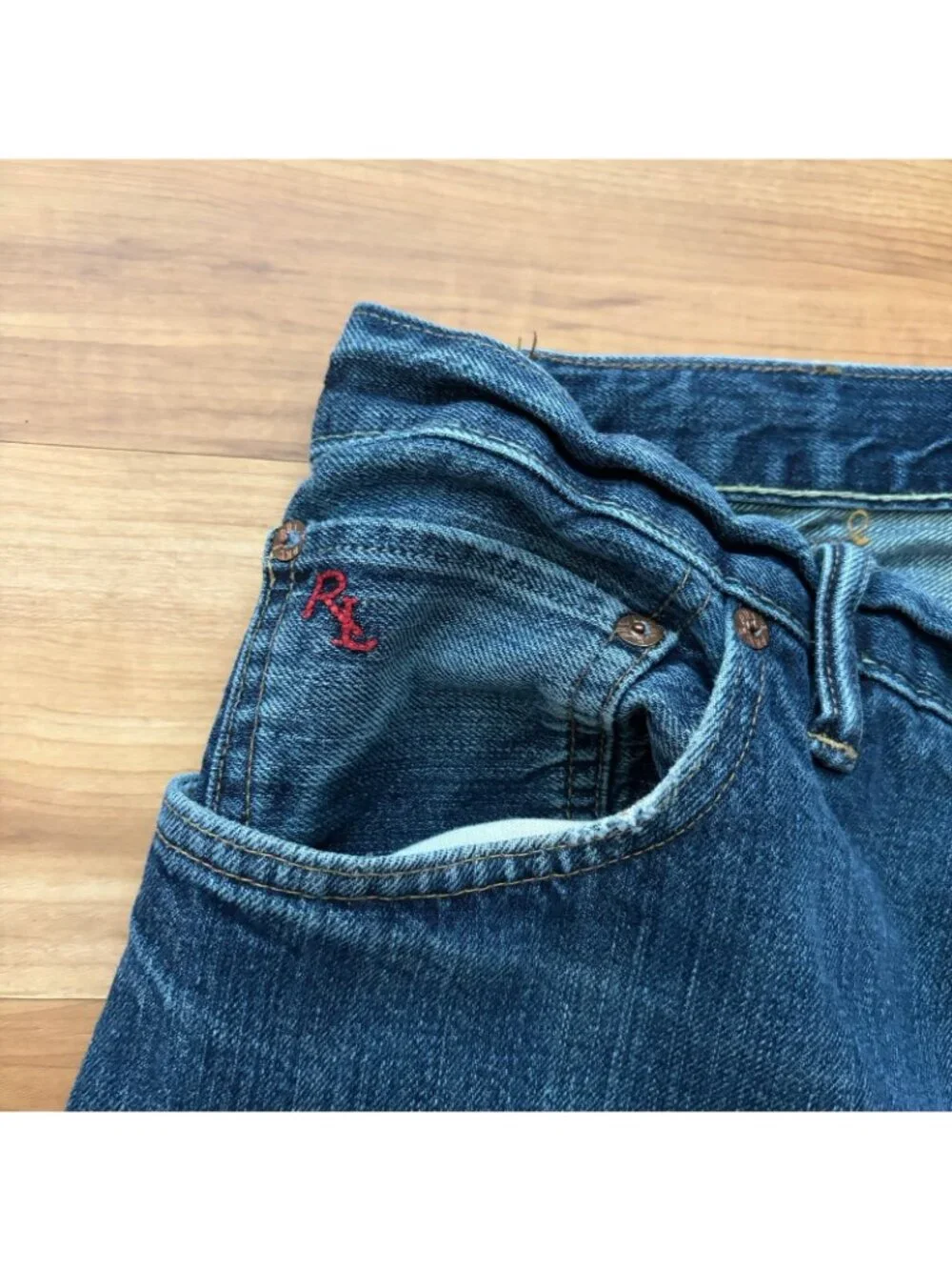 Polo Ralph Lauren Jeans Mens 48B X 30.5 Classic 867 Denim Straight Leg
